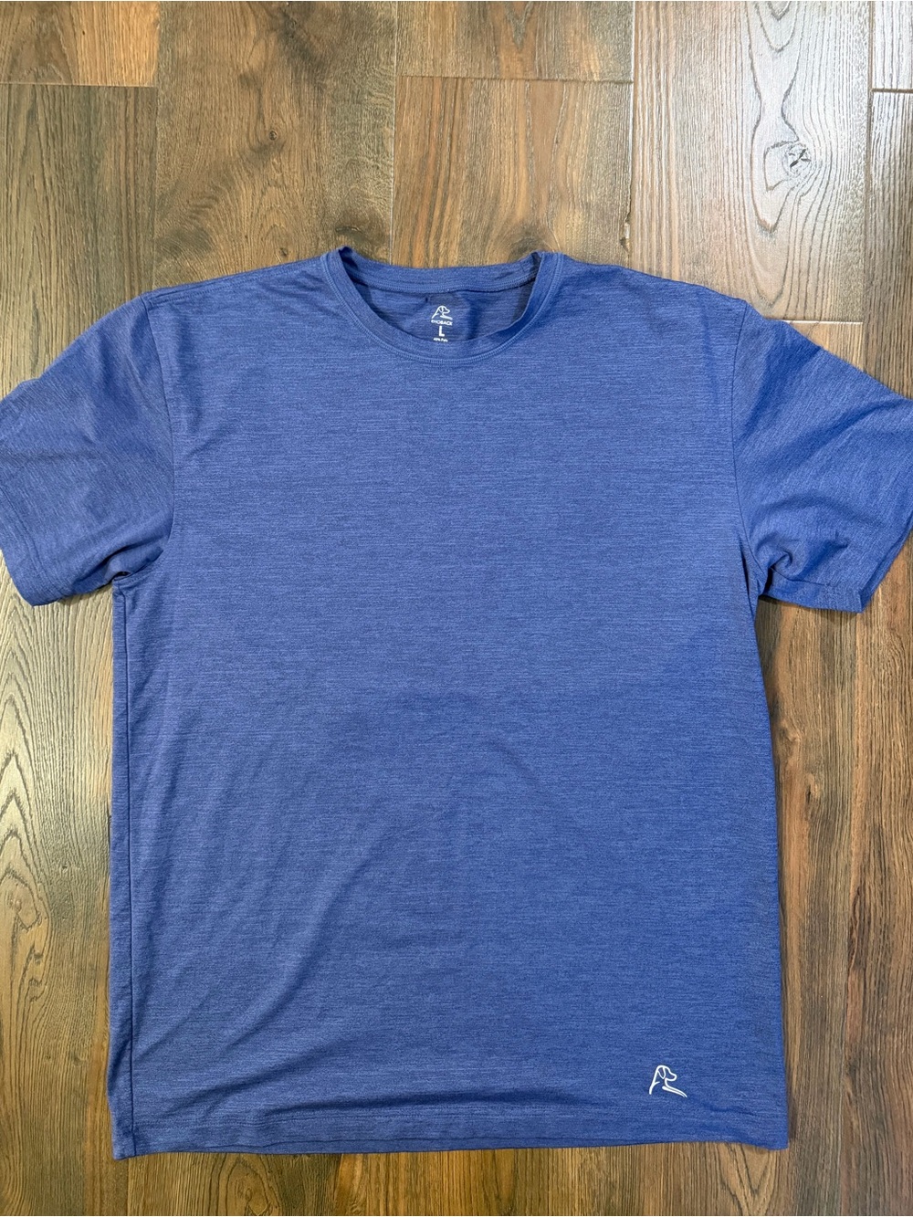 Rhoback Men's Short Sleeve Crew Tee - Heather Royal Blue